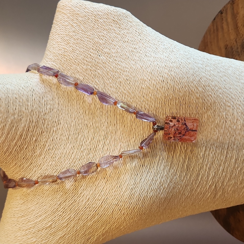 Artisan made Ametrine Necklace